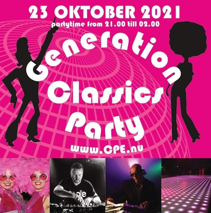 Zaterdag 23 Oktober – Generation Classic Party!!!!